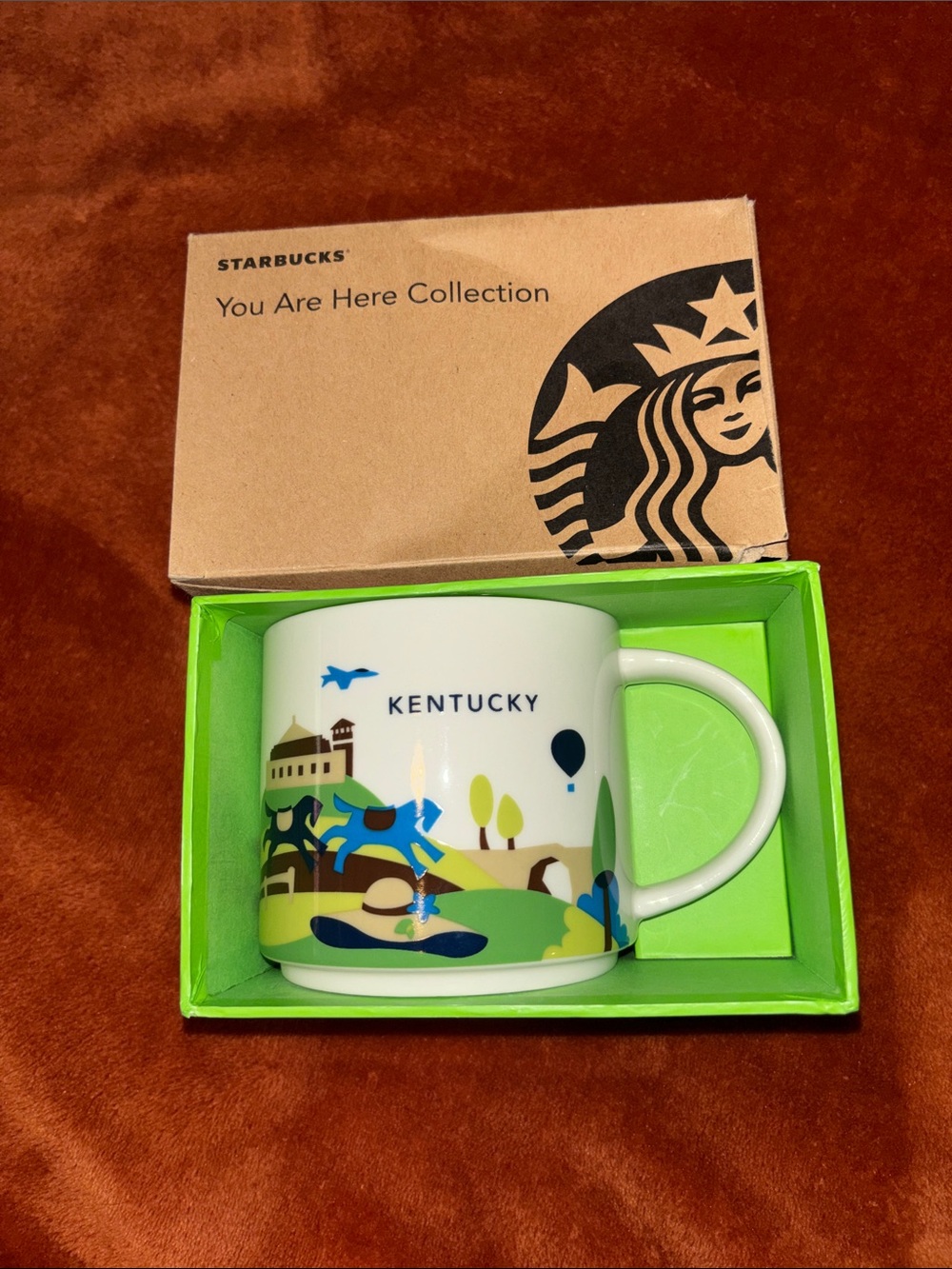 Starbucks Kentucky You Are Here Ceramic Mug